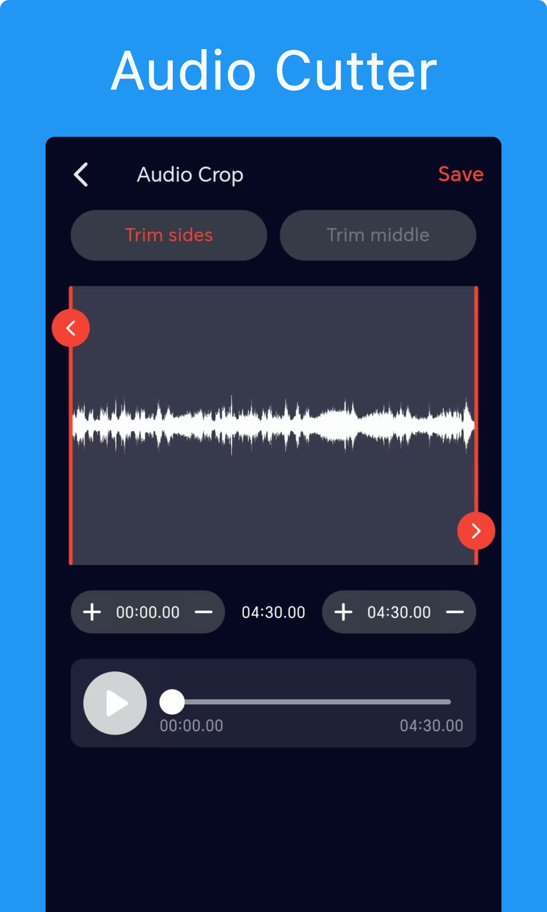 Audio Trimming