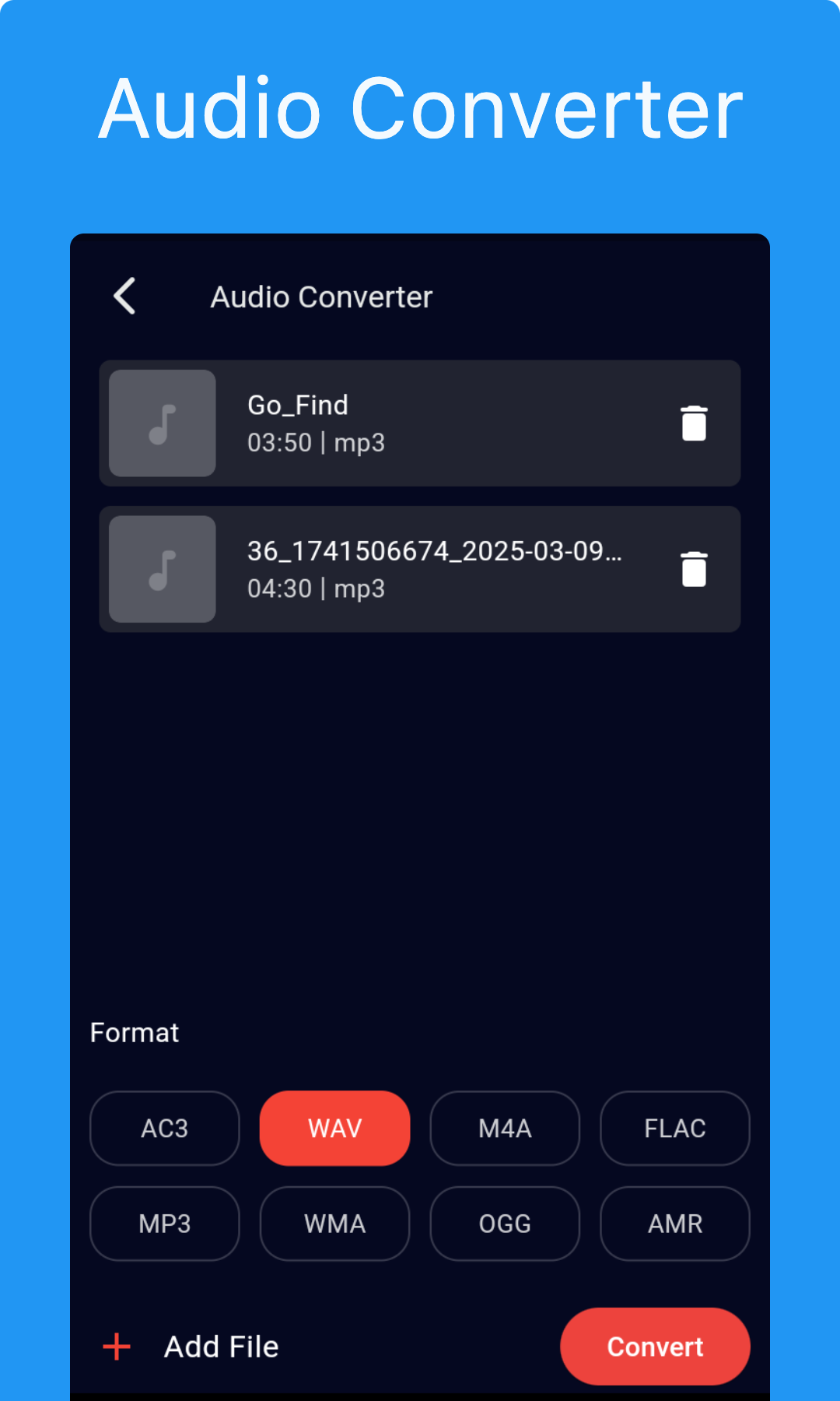 Format Conversion